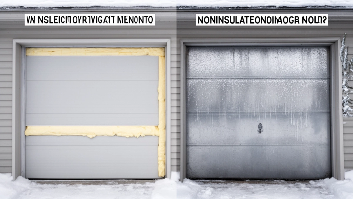 brama garażowa z ociepleniem czy bez