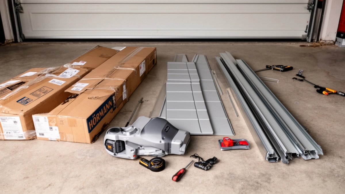 Montaż bramy Hormann z napędem
