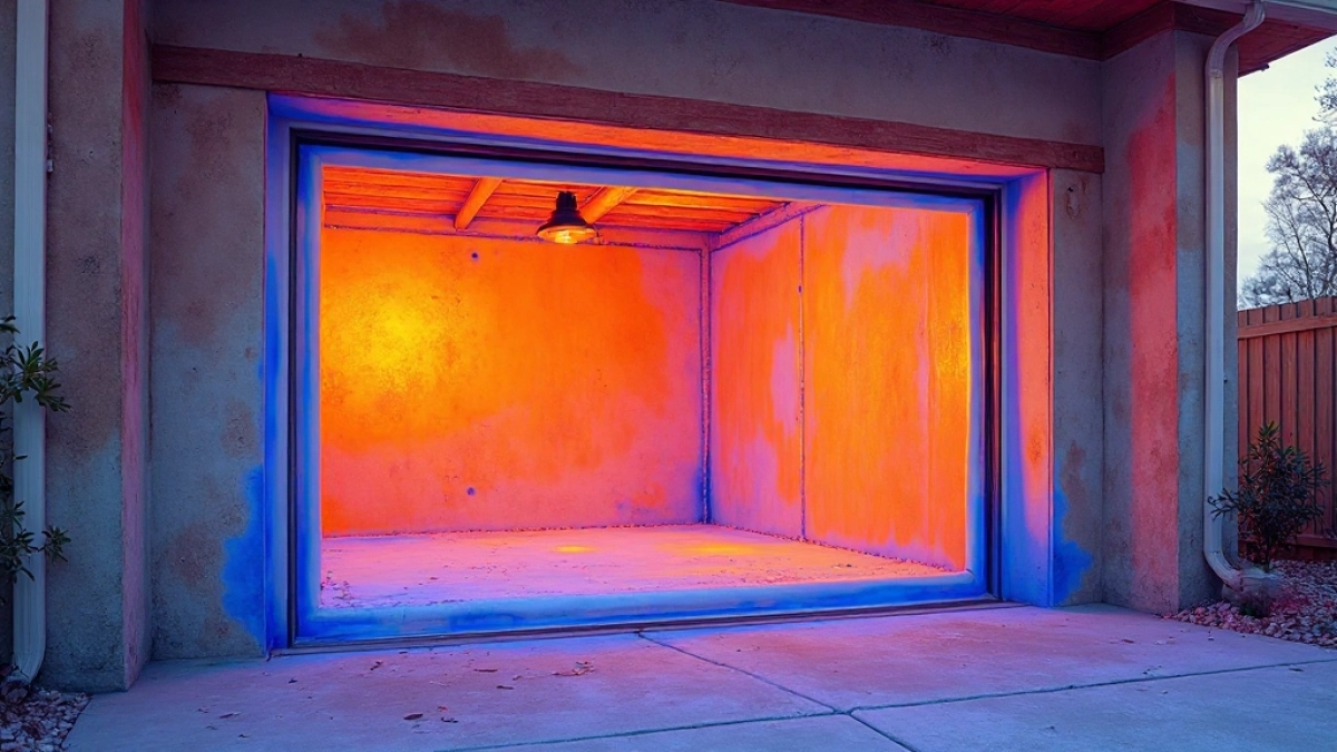 Ocieplenie otworu bramy garażowej