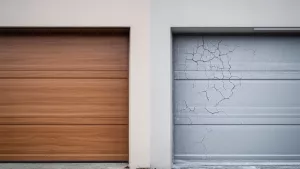 Brama garażowa okleina czy malowana