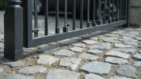 Jaka wysokość bramy wjazdowej nad kostką