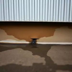 Od dołu przecieka garaż blaszany co zrobić