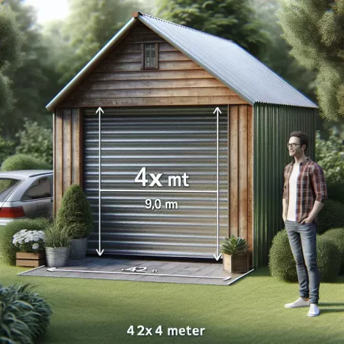 Wymiary Garaż Blaszany 4X6